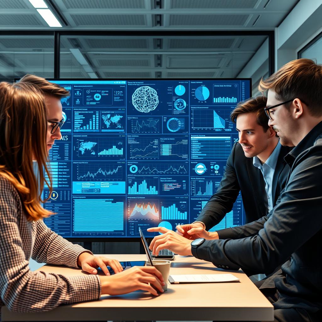 Til dette foto, der skal illustrere den sidste del af artiklen om multimodal RAG, kunne vi fange en vigtig scene i et moderne kontorlandskab, hvor en gruppe af tech-specialister arbejder sammen med en stor interaktiv skærm, der viser komplekse data og visualiseringer. Billedet vil fokusere på de engagerede ansigtstræk hos teammedlemmerne, som dybt koncentrerer sig om skærmen, der er fyldt med grafikker, grafer og analyser. Lyset fra skærmen vil skabe en intens stemning og fremhæve ønsket om at finde innovative løsninger i AI-implementeringen i erhvervslivet. Billedet vil blive taget med en Nikon Z7 II, udstyret med en NIKKOR Z 24-70mm f/2.8S linse. For at sikre skarphed og gode detaljer under de kunstige belysningsforhold vil vi indstille eksponeringen til ISO 1600, blænde f/2.8 og en lukkerhastighed på 1/125 sekund. Kompositionen vil følge tredjedelsreglen for at sikre, at fokusrest er på forskerne samt skærmens indhold, og post-produktionen vil omfatte farvekorrektion for at opnå en professionel og energisk atmosfære, der understøtter den dynamiske natur af multimodal RAG.