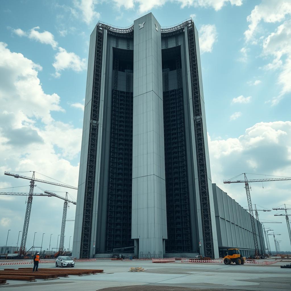 Jeg vil tage et foto af det kommende datacenter for Stargate-projektet, der opføres i Texas. Billedet vil vise den massive byggeplads i aktion, med kraner og byggearbejdere udstyret med teknologi, der symboliserer det fremadskuende aspekt af projektet. Kompositionen vil inkludere en dramatisk himmel for at tilføje dybde og visuel interesse, samt flere lag af aktivitet, der illustrerer intensiteten i byggeprocessen. Jeg vil anvende et Canon EOS R5 kamera med et 24-70mm f/2.8 objektiv, sat til en blændeåbning på f/8 for at sikre et skarpt fokus på alle elementer og en lukkerhastighed på 1/500 sekunder for at fryse bevægelsen. I post-produktionen vil jeg fremhæve farverne for at gøre billedet mere levende og givende en moderne flair. Efterfølgende vil jeg benytte Adobe Lightroom til at justere kontrasten og eksponeringen, således at byggepladsens dynamik og energi fremstår i fokus. Dette billede vil være perfekt til at ledsage introduktionen til Stargate-projektet og formidle den ambitiøse vision for fremtiden indenfor AI-infrastruktur.