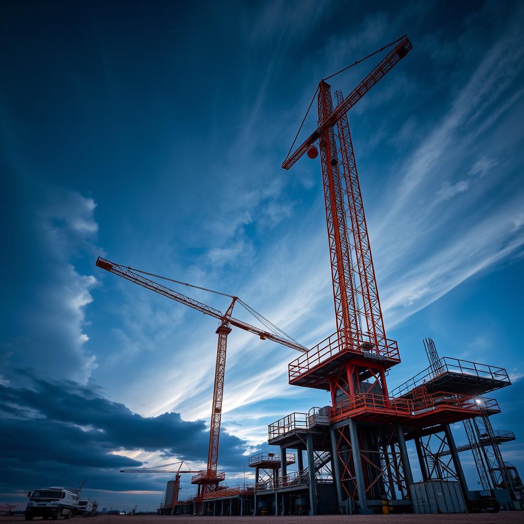 Billedet, jeg vil tage af datacenteret til Stargate-projektet, vil fange et dynamisk øjeblik på byggepladsen i Texas. Mine fotografiske indstillinger vil inkludere et Canon EOS R5 kamera med et 24-70mm f/2.8 objektiv, sat til en blændeåbning på f/8 for at opnå skarpt fokus på alle detaljer og en lukkerhastighed på 1/500 sekunder for at fryse bevægelsen af kranerne og byggearbejderne, der arbejder intensivt. Den dramatiske himmel vil tilføje lagdybde og visuel interesse, mens aktiviteten på pladsen vil symbolisere den fremadskuende vision for AI-infrastruktur. I post-produktionen vil jeg benytte Adobe Lightroom til at justere farverne, kontrasten og eksponeringen, hvilket fremhæver byggepladsens energi og dynamik. Dette billede vil ikke blot dokumentere den massive konstruktion, men også kommunikere ambitionerne bag Stargate-projektet, da det repræsenterer ikke bare en bygning, men et skridt mod fremtidens teknologi og arbejdspladser i USA.