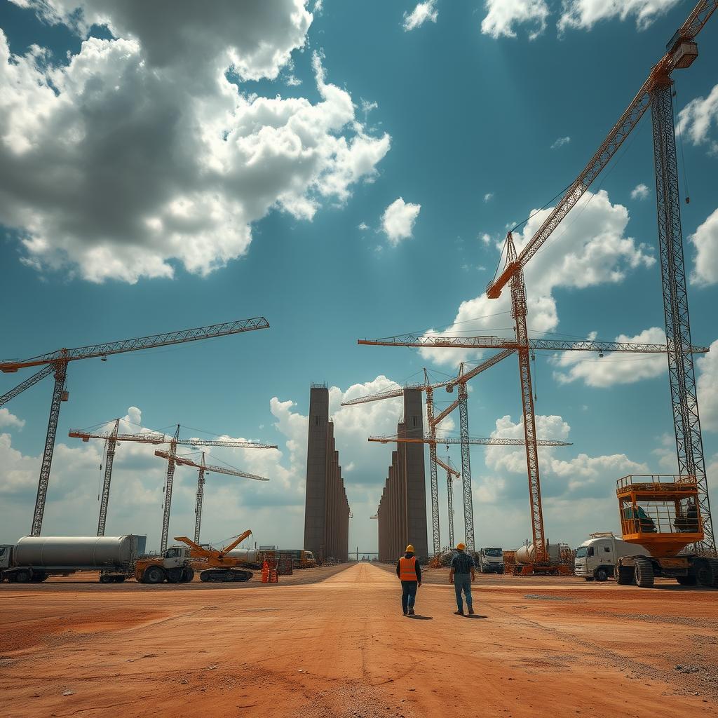 Billedet jeg vil tage, vil indfange den dynamiske byggeplads for