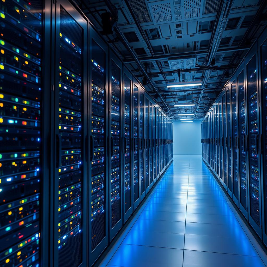 Til denne artikel om Yandex og deres nye værktøj, Perforator, ville et fotografi af en moderne serverfarm være ideelt. Billedet fanger det teknologiske miljø, hvor Perforator vil blive anvendt. Jeg vil komponere billedet med et bredt perspektiv, der viser rækker af servere blinkende med LED-lys, hvor fokus ligger på et område med en computerpark, der symboliserer dataovervågning. Den kolde belysning fra serverne vil være kontrasteret af varm kunstig belysning i rummet, hvilket skaber en dynamisk atmosfære. Udstyret, jeg ville bruge, inkluderer en Sony A7R IV med en 24-70mm f/2.8 G Master linse. Jeg ville tage billedet med en lukkerhastighed på 1/60 sekunder, blænde åbning f/4 og ISO 800 for at sikre en klar indfangning af detaljer i det dæmpede lys. Post-produktionen vil involvere justering af farverne for at fremhæve det futuristiske præg af miljøet og tilføje skarphed til serverne, hvilket vil fremhæve relevansen for Yandex' fokus på effektivitet og overholdelse af datakrav.