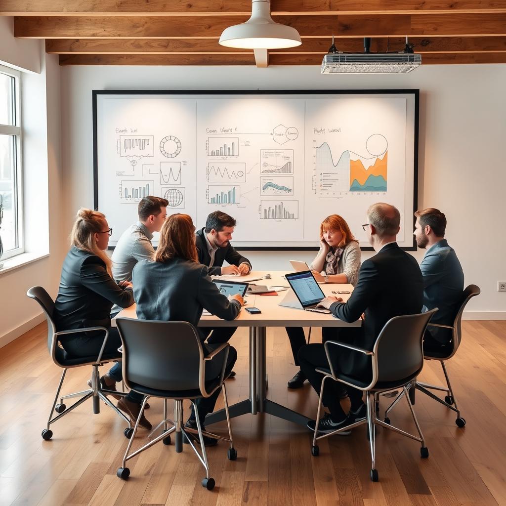 Til denne artikel om den udvikling, som store sprogmodeller har gennemgået, ville et billede af en moderne arbejdssituation være ideelt. Motivationen bag billedet vil være at illustrere en dynamisk brainstorming-hund, hvor en gruppe af professionelle udveksler idéer med hjælp fra teknologi som tablets, laptops og visuelle præsentationer. I billedet vil man se en varieret gruppe mennesker engageret i en intens diskussion, hvor grafik og diagrammer præsenteres på skærmene. Kompositionen vil fremhæve interaktionen og samarbejdet mellem personerne, hvilket symboliserer den komplekse beslutningsproces, som artiklen omhandler. Jeg vil anvende et Canon EOS R5-kamera med en RF 24-70mm f/2.8-linse, som giver mulighed for at fange skærmens lys og detaljerne i deltagerne. For at sikre et klart og indbydende billede, vil jeg indstille eksponeringen til 1/125 sek. ved f/4 og ISO 400, så jeg kan drage fordel af det naturlige lys, der strømmer ind gennem vinduerne. I post-produktionen vil jeg justere kontrasten og farven for at fremhæve teknologiske elementer og den særlige dynamik, som ses under moderne beslutningstagning. Dette billede skal ikke bare være visuelt tiltalende men også kommunikere den innovative ånd, som Snilld repræsenterer.