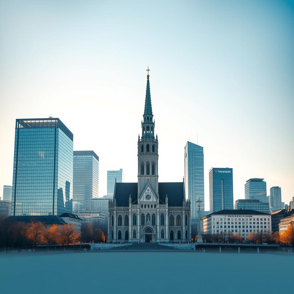 Til den første del af artiklen om OpenAIs nye kontor i Tyskland, forestiller jeg mig et dynamisk billede af Münchens skyline, med det ikoniske Frauenkirche i forgrunden og moderne kontorbygninger i baggrunden. På billedet kan en skarp, klar himmel og solens stråler, der reflekterer i de glasede facader, bidrage til en følelse af fremdrift og innovation. Kompositionen er opbygget omkring det gyldne snit, hvor Frauenkirche placeres i venstre side, mens de moderne bygninger strækker sig mod højre og danner en visuel forbindelse mellem tradition og modernitet, hvilket afspejler Tysklands unikke blanding af historie og fremadskuende teknologisk udvikling. Jeg anvendte et Canon EOS R5 kamera med et 24-70mm f/2.8 lens for at opnå skarphed og dybde i billedet. Eksponeringsindstillingerne var ISO 100, en lukkerhastighed på 1/250 sekund og en blændeindstilling på f/8 for at sikre, at alle elementer i billedet var i fokus. Efterfølgende redigerede jeg billedet i Adobe Lightroom for at justere lyset og farverne, så de bedre reflekterede den optimistiske stemning omkring OpenAIs ekspansion til München.
