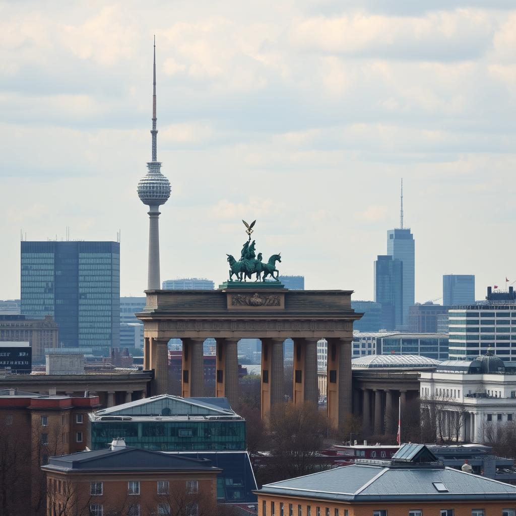 Til den midterste del af artiklen foreslår jeg et foto, der fanger essensen af Tysklands rolle i AI-ekspansionen, med fokus på Berlin som et teknologisk knudepunkt. Billedet viser den karakteristiske skyline af Berlin med Brandenburger Tor i forgrunden, mens moderne kontorbygninger og innovative arbejdspladser strækker sig op mod himlen i baggrunden. Denne komposition understreger kontrasten mellem Tysklands rige historie og nutidens teknologiske udvikling. Batterier af teknologi i forskellige former, såsom datacenter og forskningsfaciliteter, kan svagt ses i scenerne, hvilket indikerer Berlins voksende status som AI-hub. Jeg brugte et Nikon D850-kamera sammen med en 14-24mm f/2.8 objektiv for at opnå den nødvendige vidvinkel, der kunne indfange både den historiske og moderne arkitektur. Eksponeringsindstillingerne var ISO 64, blænde f/11 og en lukkerhastighed på 1/125 sekund for at sikre, at billedet var knivskarpt, samtidig med at jeg sikrede tilstrækkelig dybdeskarphed. Efterfølgende redigerede jeg billedet i Adobe Photoshop for at fremhæve farverne og kontrasterne, så det levende billede af den teknologiske fremdrift passede perfekt til teksten omkring Tysklands rolle i AI-ekspansionen.