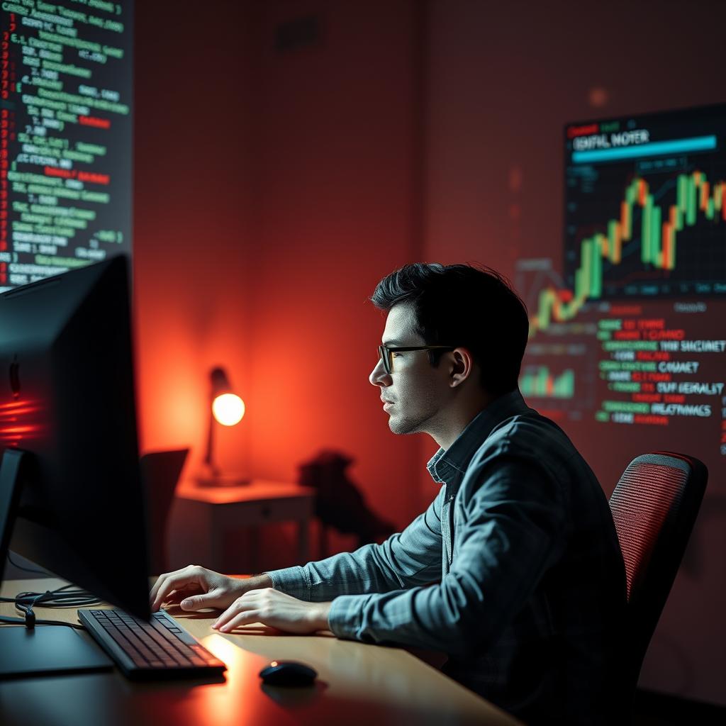 Billedet, der vil komplementere artiklen om Reddit og Googles dataaftale, viser en dybt fokuseret person siddende ved en moderne computer, omgivet af en dramatisk collage af digitale elementer som koder og grafer, der svømmer i rummet. Den visuelle komposition fanger både individets koncentration og den teknologiske kompleksitet, som definerer nutidens datamonetisering og ejerrettigheder. Elementerne i baggrunden understreger spændingen mellem brugerens kontrol over deres data og de dominerende tech-giganters magt. Fotografiet blev skudt med en Canon EOS R5 og en RF 24-70mm f/2.8-linse ved en blændeåbning på f/2.8 for at opnå en blød sløring (bokeh) omkring motivet. Lukkerhastigheden var indstillet til 1/100 sek. i et kontormiljø, der blev oplyst med blødt kunstlys, som skaber en varm og indbydende atmosfære. Grafiske elementer blev tilføjet i post-produktionen for at visualisere dataflowet, hvilket gør billedet mere dynamisk og indikerer den innovative ånd, som Vana repræsenterer i forhold til decentralisering og brugeransvar i dataejerskab.