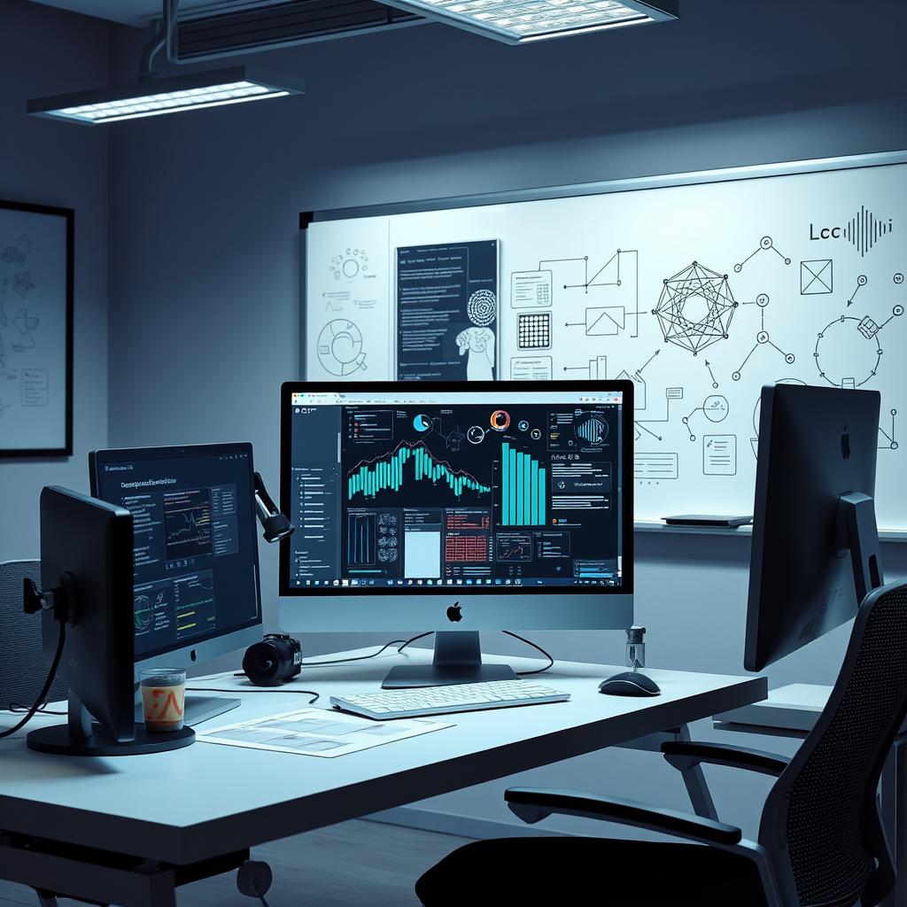 Til den midterste del af artiklen om OpenAIs nye reasoning-modeller, forestiller jeg mig et dynamisk billede, der illustrerer interaktionen mellem menneskelig kreativitet og teknologi. Billedet kunne vise en professionel ved en moderne arbejdsstation, hvor en bærbar computer skærmer for komplekse datastrømme og AI-genererede grafer. I baggrunden vil der være en whiteboard med skitser og diagrammer, som symboliserer brainstorming og den konstante udvikling i tech-verdenen. Dette fanger essensen af, hvordan AI nu integreres i professionelle arbejdsgange på tværs af forskellige sektorer. For at opnå dette billede ville jeg anvende et Canon EOS R5 sammen med en RF 50mm f/1.2L linse for at sikre en skarp fokus på personen med en blød, udtværet baggrund, der holder fokus på motivet. Eksponeringen kunne indstilles til f/2.8 for tilstrækkelig dybdeskarphed, og lukkerhastigheden kunne være 1/125 sek. for at undgå blurringer. I post-produktionen ville jeg benytte Adobe Lightroom og Photoshop til at styre kontrasten og farverne, så billedet bliver både tiltalende og energisk, og dermed understøtter den indholdsmæssige dybde, som artiklen formidler.