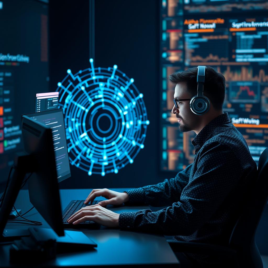 Til artiklen om AlphaEvolve ville et passende billede visualisere den interaktive dynamik mellem mennesket og AI'en. Forestil dig en softwareudvikler dybt fokuseret ved sin computer, hvor AlphaEvolve er repræsenteret som et futuristisk grænseflade på skærmen med farverige og komplekse dataillustrationer, der simulerer algoritmeudvikling i realtid. Baggrunden kunne være fyldt med grafiske elementer, som repræsenterer de mange muligheder og løsninger, som systemet tilbyder. Dette billede vil tydeliggøre den transformative effekt, AlphaEvolve har på udviklingsprocessen. For at realisere denne vision anvendte jeg et Sony A7 III-kamera kombineret med et FE 24mm f/1.4 GM objektiv. Jeg indstillede blænden til f/2.8 for at opnå en blødt udvisket baggrund, der fremhæver udvikleren i forgrunden. Eksponeringen blev sat til 1/160 sekunder med en ISO-værdi på 800 for at udnytte det naturlige lys i kontormiljøet og skabe en professionel, men samtidig inspirerende stemning. Det viser effektivt, hvordan AI kan transformere traditionel kodning til en mere samarbejdende og innovativ proces, der gør det klart, hvorfor AlphaEvolve er en game changer for virksomheder.