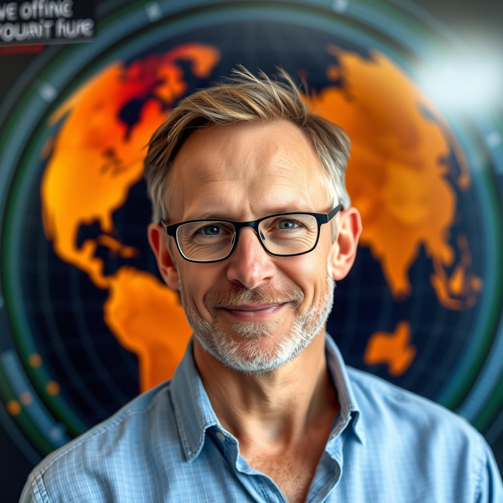 Til artiklen om det nye benchmark Flourishing AI (FAI) ville et passende billede kunne være et portræt af Pat Gelsinger, der står foran en storskærm med offentlige data fra Global Flourishing Study, der visuelt præsenterer kategorierne for trivsel, som benchmarket dækker. Motivets komposition bør omfatte Gelsinger i fokus i forgrunden, iført en professionel, men afslappet påklædning, mens lysene fra skærmen giver et blødt grønt og blåt skær, som symboliserer teknologi og trivsel. Baggrunden kan være sløret for at holde fokus på ham, men alligevel tydelig nok til at vise den kreative anvendelse af data, der viser, hvordan AI kan være en drivkraft for menneskelig trivsel. Jeg ville anvende et Canon EOS R5-kamera med et RF 50mm f/1.2L linse for at opnå en blød bokeh-effekt. Indstillingerne ville inkludere en blænde på f/2,8 for at få en skarp portrætbelysning og samtidig nedtone baggrunden. ISO-værdien sættes til 400 for at minimere støj, og en lukketid på 1/125 sek. for at opnå skarphed uden bevægelsesslør. Ef