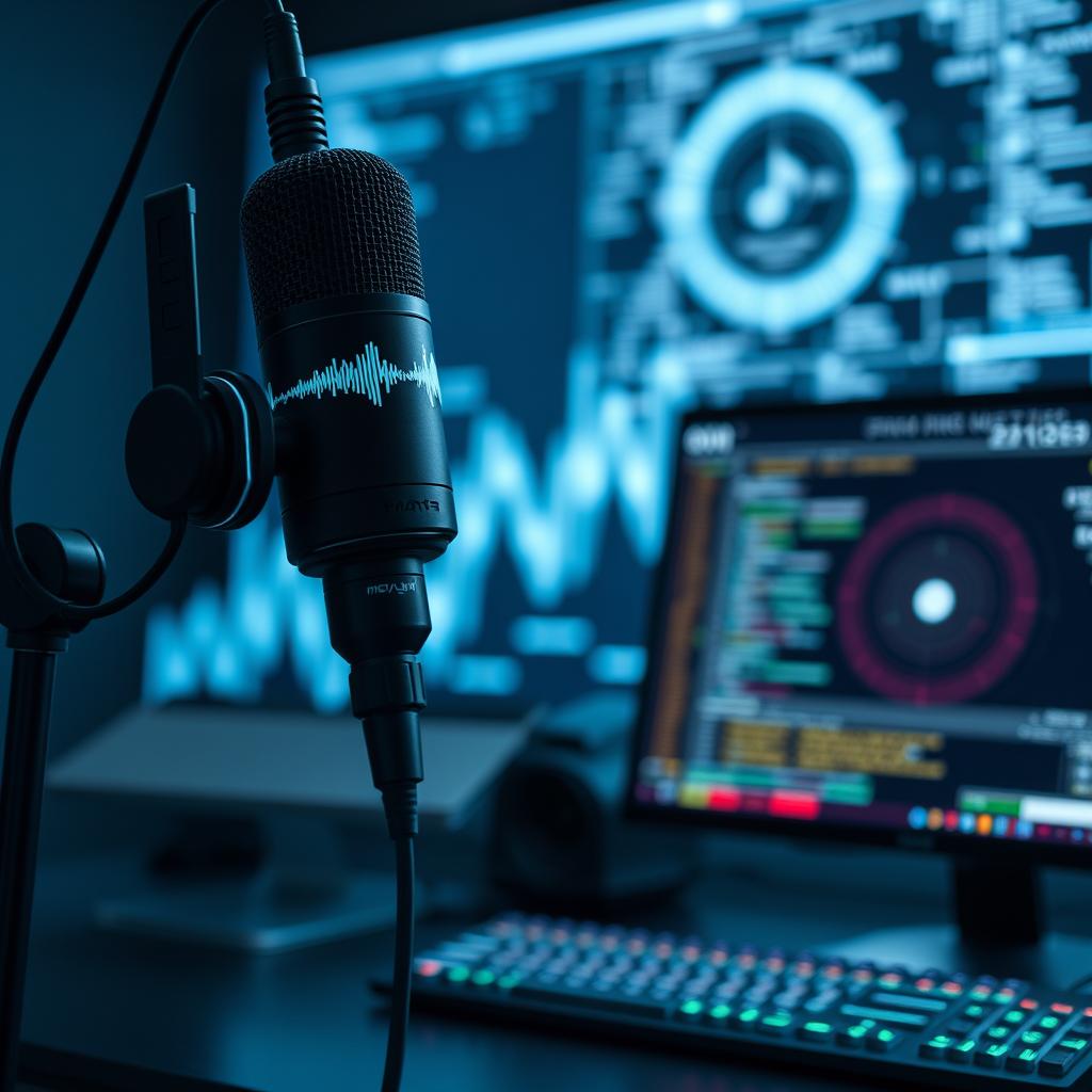 Til artiklen om Metas opkøb af Play AI, vil jeg tage et dynamisk billede, der viser et optagelsesstudie med en moderne mikrofon og computeropsætning, som repræsenterer den teknologi, Play AI udvikler. Billedet vil fange essensen af stemmegenereringsprocessen. I forgrunden vil fokus være på mikrofonen, der er forbundet til en computer med visuelle indikatorer, der viser lydwaves. Baggrunden vil inkludere et digitalt skærmbillede, der viser stemmegenereringssoftware, klart oplyst af blødt LED-lys for at give en futuristisk stemning. For at fange dette billede vil jeg bruge et Canon EOS R5 kamera med en 50mm f/1.2 linse for at opnå en lav dybdeskarphed, hvilket effektivt isolerer motivet fra baggrunden. Mine indstillinger vil være ISO 400, blænde f/1.8 og lukkehastighed 1/125 sekunder for at sikre en skarp og klar optagelse under de indendørs lysforhold. Efterbehandlingen vil inkludere farvekorrektion og lysjustering i Adobe Lightroom for at fremhæve det digitale aspekts nuance og give en moderne, engagerende a