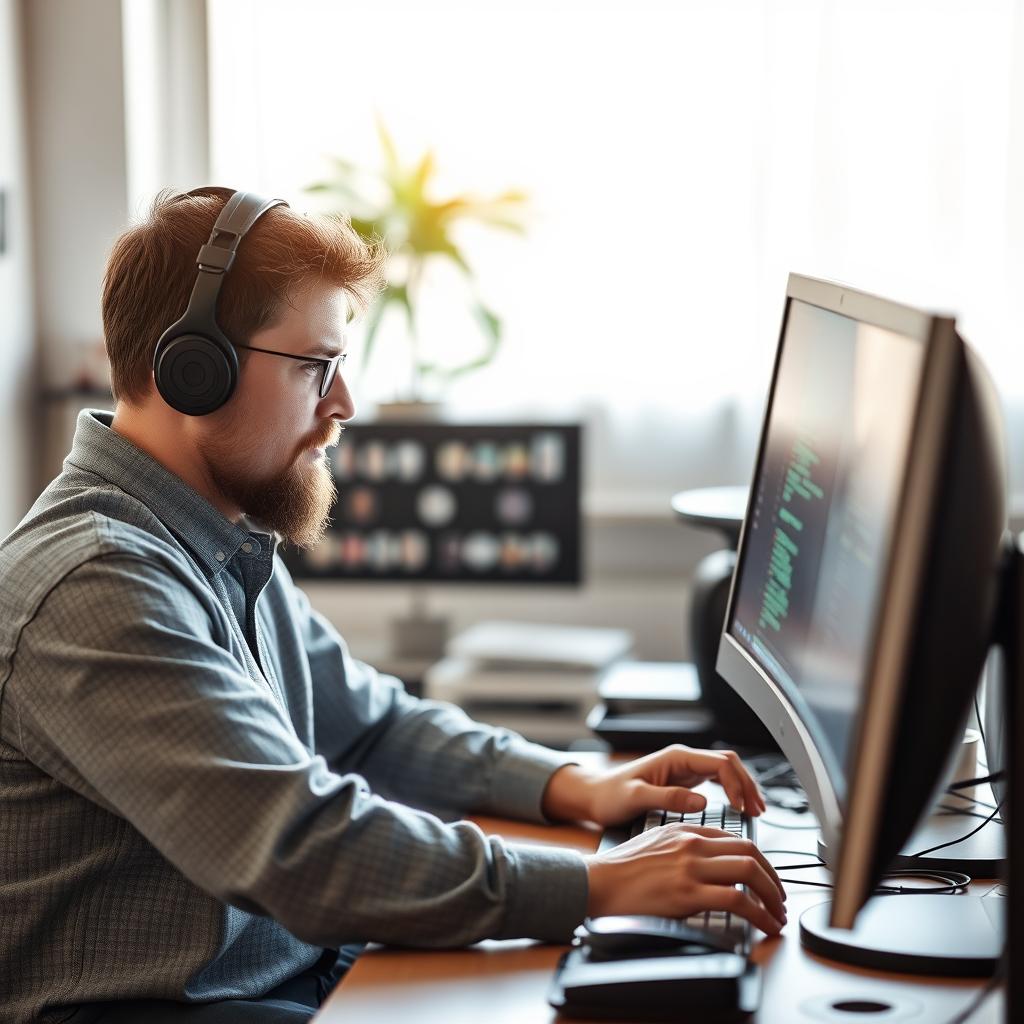 Til den første tredjedel af artiklen om Z.ais nye open source-sprogmodeller vil et billede af en professionel udvikler, der arbejder ved en computer, fange essensen af innovation og teknologi. Kompositionen viser nært møde mellem brugeren og skærmen, hvor henholdsvis koder og designsystemer er synlige, hvilket fremhæver muligheden for hurtig og effektiv programmering via de nye AI-modeller. Den naturlige belysning fra et vindue i baggrunden skaber en varm og inspirerende atmosfære, mens en dybdeeffekt blurer baggrunden for at sætte fokus på selve udvikleren. Udstyret til dette skud inkluderer en Canon EOS R5 med RF 50mm f/1.2L linse, der giver en fantastisk skarphed og dybdeskarphed. Indstillingerne kalibreres til en blænde på f/2.8 for at opnå den ønskede fokus, en lukkerhastighed på 1/125 sekund og ISO 400, hvilket sikrer klarhed uden at miste de subtile nuancer i lys og farver. Efterfølgende redigering i Adobe Lightroom har fokuseret på at fremhæve toner og kontraster, hvilket yderligere understreger den 