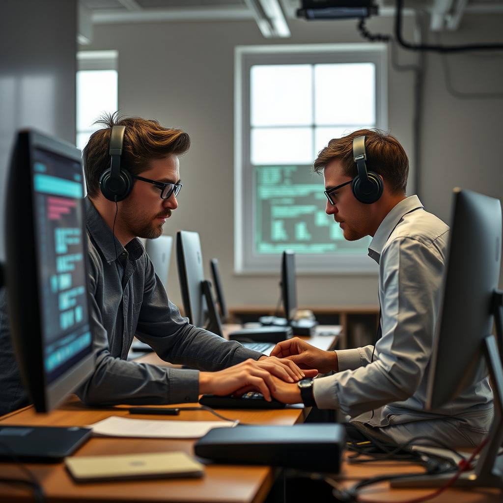 Jeg foreslår at tage et billede af MathGen-teamet under arbejdet i deres kreative rum, hvor de eksperimenterer med AI-reasoning. Motivet skal fange teammedlemmerne i aktion, mens de interagerer med avanceret computerudstyr, og nogle skærme viser komplekse matematiske beslutningsprocesser og data visualiseringer. Kompositionen skal bruge det gyldne snit for at guide beskueren til de mest interessante elementer i billedet – skærme, ansigtstræk og kreaere værktøjer, som afslører den intense fokus og kreativitet i deres arbejde. Udstyrmæssigt vil jeg anvende et Canon EOS R5 med en RF 24-70mm f/2.8L-linse for at sikre høj skarphed og farvegengivelse. Med en blænde indstillet til f/4 og en lukketid på 1/125 sekunder vil det give en behagelig dybdeskarphed, som fremhæver de enkelte teammedlemmer ved deres skærme, mens baggrunden stadig er lidt sløret for at bevare fokus på motivet. Billedet vil efterfølgende blive finjusteret i Adobe Lightroom for at forbedre kontrast og farver, så det virkelig fremhæver den innova