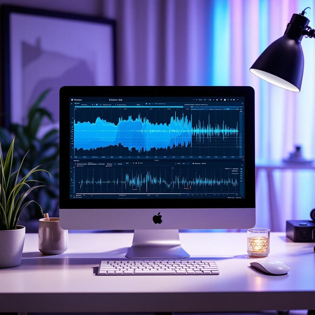 Til den første tredjedel af artiklen om ElevenLabs' nye AI-musikgenerator vil jeg tage et foto, der fokuserer på den innovative teknologi og det kreative aspekt ved musikken. Billedet kan være taget i en moderne, lys studieindstilling, hvor en computer skærm viser en grafik af musiknoter og AI-algoritmer i aktion. I forgrunden kunne en musiker eller producer være i færd med at interagere med software, hvilket symboliserer det samarbejde mellem kunst og teknologi, som ElevenLabs fremhæver. Jeg anvender et Canon EOS R5-kamera med en 50mm f/1.2 linse for at opnå en flot dybdeskarphed, der fremhæver subjektet, mens baggrunden bliver let uskarp. Eksponeringen er indstillet til 1/200 sek, f/2.0, og ISO 100 for at sikre klarhed og detaljer i både farver og teksturer. Efterfølgende vil jeg redigere billedet i Adobe Lightroom for at justere kontrast og lysstyrke, så det står skarpt og fængede, hvilket understreger det revolutionerende tema af AI i musikproduktion.