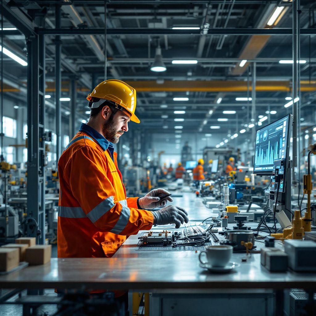 Det mest fængende og spændende foto, der kan visualisere emnet i den midterste tredjedel af artiklen, er et dokumentaristisk billede af en moderne, teknologisk avanceret produktions- eller analysefacilitet. Forestil dig et stort, åbent lokale med høje lofter og store vinduespartier, hvor en række dataopsamlings- og overvågningsudstyr er strategisk placeret. Disse systemer, som visualiserer store mængder historiske data, vises som integrerede, intuitive displayenheder – måske store vægmonterede skærme eller interaktive kort – der viser komplekse grafer og mønstre i realtid. Around this setup, er der minimal aktivitet af mennesker; fokus er på teknologien og dataflydene, symboliseret gennem lyse, organiserede forbindelser og skjulte ledninger, der viser hvordan systemet arbejder i baggrunden. Billedet illustrerer den innovative kraft og dataintensitet, der står bag TimeFM-2.5, uden at fange fokus i menneskelige figurer eller clichéer, men gennem en realistisk, dokumentarisk optik, der fremhæver teknologiens ydm