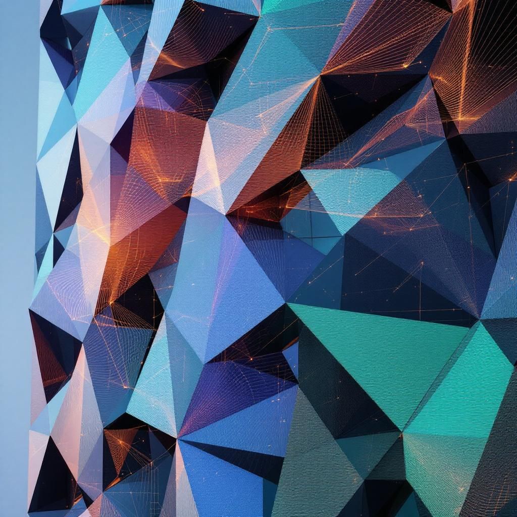 Et abstrakt, dokumentaristisk billede, der visualiserer den komplekse samarbejdsproces mellem teknologi og offentlig forvaltning, kunne indeholde en konstellation af elementer, der symboliserer datahåndtering, sikkerhed og lokal integration. Forestil dig en moderne bygningsfacade set udefra, hvor intet menneske er synligt, men hvor geometriske, digitale skyer og netværkslinjer pulserer over facaden, som en hverdagsagtig refleksion af dataflyd og informationsstrøm. Farvetemperaturen er dæmpet, med nuancer af blå og grå, hvilket giver en følelse af ro og kontrol, samtidig med at de svage lysstriber indeni antyder, at data bevæger sig sikkert gennem systemerne. Lys, skygge og tekstur skaber en dybde i billedet, der antyder den usynlige dannelse af trygge, lokale AI-agenter i det offentlige, hvor data forbliver privat, og innovation sker bag kulisserne. Dette billede indfanger vigtigheden af infrastruktur, sikkerhed og lokal tilpasning uden at sidde fast i cliché-illustrationer af teknologi, men i stedet udtrykk