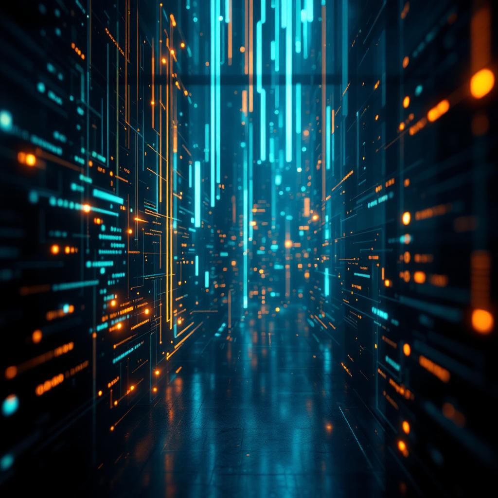 Det mest fængende og spændende billede, der afspejler emnet i artiklen om AI coding agents i en dokumentaristisk og realistisk stil, kan visualisere en abstrakt, teknologisk