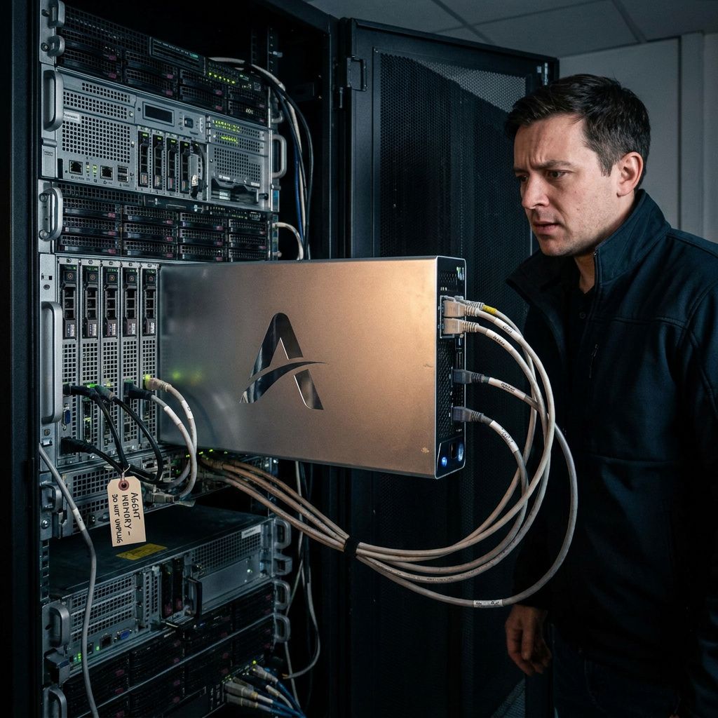 Nærbillede af agent‑connector og memory‑bay; fremhæver teknisk binding mellem agentlogik og platformens state‑repræsentation.