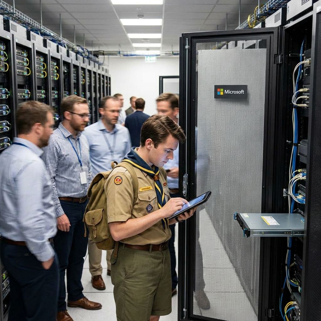 Nærbillede af farvede status‑tokens på en metalrail, slidt overflade og fingeraftryk; et håndfast operationsspor i drift.