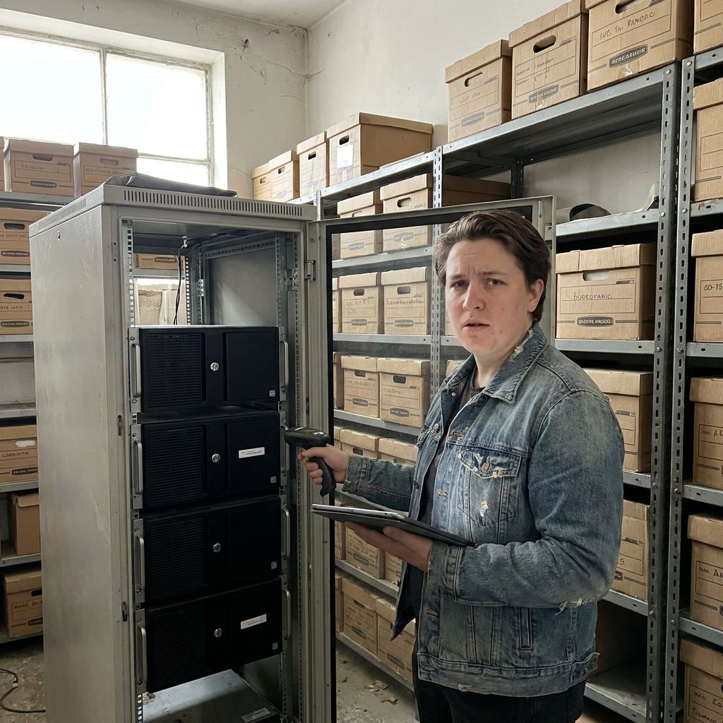 Valgkort på et simpelt fysisk kontrol‑panel er ikke mulig; derfor et testbænk‑miljø med teknikeren der overvejer adgangs‑ og skaleringsvalg.
