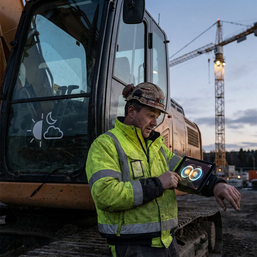 En tekniker sætter et lille farvekodet token på en fysisk routing‑skinne i et lille operationslokale; kamera nær, naturligt lys, indigo/cyan accentbelysning.